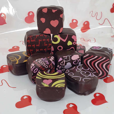 Chocolate Covered Salted Caramels - Valentine's Day Collection